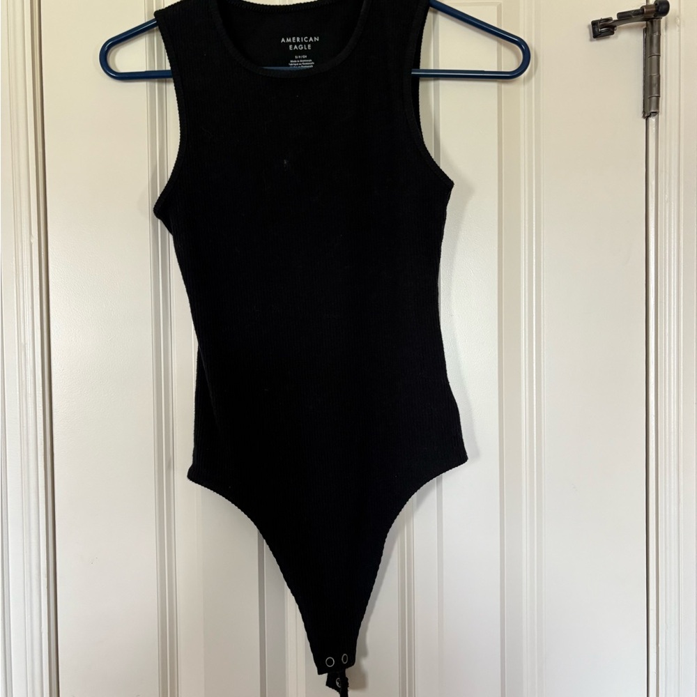 American Eagle Outfitters Black Bodysuit Top